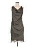 Siste's 100% Elastane Gray Cocktail Dress Size M - photo 1