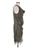 Siste's 100% Elastane Gray Cocktail Dress Size M - photo 4