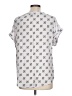 Gap Outlet Silver Short Sleeve Blouse Size L - photo 2