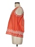Floreat Aztec Or Tribal Print Orange Sleeveless Blouse Size 6 - photo 5