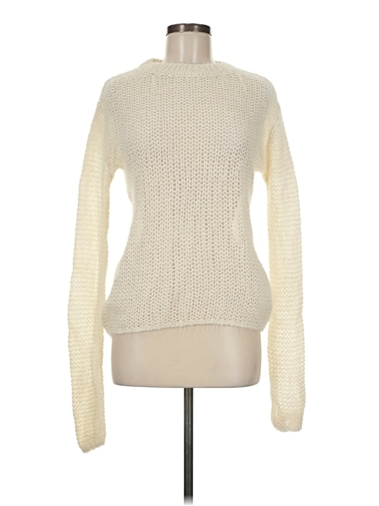 Pre-owned Zara Pullover Sweater In Ivory