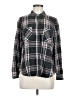 Lucky Brand Plaid Gray Long Sleeve Button-Down Shirt Size M - photo 1