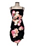Emerald Sundae Floral Black Cocktail Dress Size M - photo 1