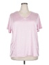 Real Essentials Pink Short Sleeve T-Shirt Size 2X - photo 1