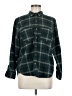 Universal Thread Plaid Green Long Sleeve Button-Down Shirt Size M - photo 1