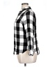 Levi's 100% Viscose Checkered-gingham Black 3/4 Sleeve Button-Down Shirt Size 1X - photo 5