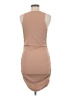 Shein Solid Tan Casual Dress Size 6 - photo 2