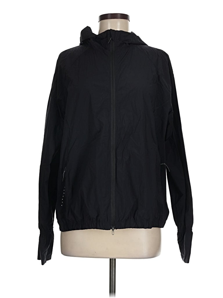 Pre-owned Lululemon Athletica Windbreaker Jacket In Black