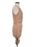 Shein Solid Tan Casual Dress Size 6 - photo 4