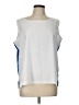 Susan Graver 100% Polyester White Sleeveless Blouse Size L - photo 1