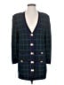 St. John Collection Plaid Blue Blazer Size S - photo 1
