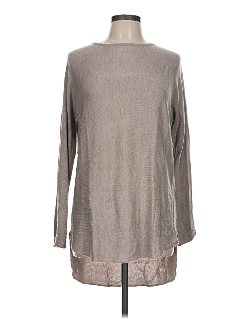 Pre-owned Joan Vass New York Pullover Sweater In Gray