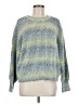 Universal Thread Color Block Green Pullover Sweater Size M - photo 1