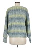 Universal Thread Color Block Green Pullover Sweater Size M - photo 2