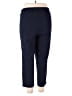T by Talbots Solid Blue Track Pants Size XXL - photo 2