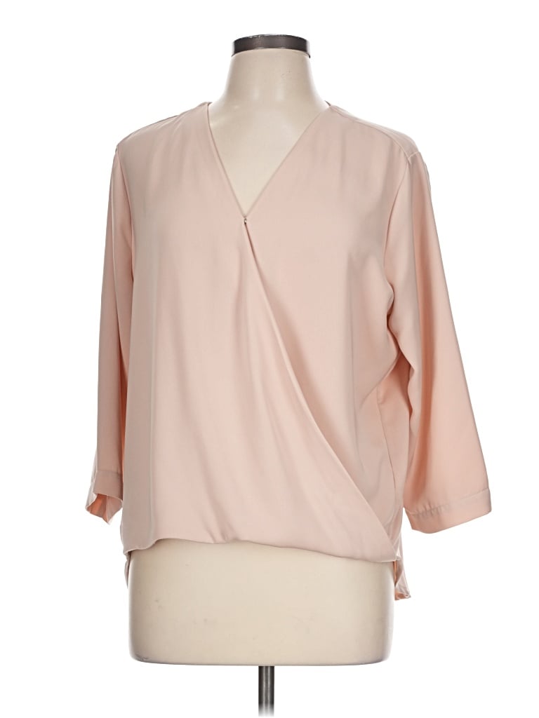 Pre-owned Prolōgue 3/4 Sleeve Blouse In Pink