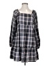 Universal Thread Plaid Gray Casual Dress Size S - photo 1