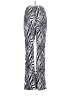 Shein Animal Print Silver Casual Pants Size 2 - photo 2