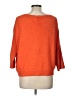 Caslon 100% Cotton Orange Pullover Sweater Size L - photo 2