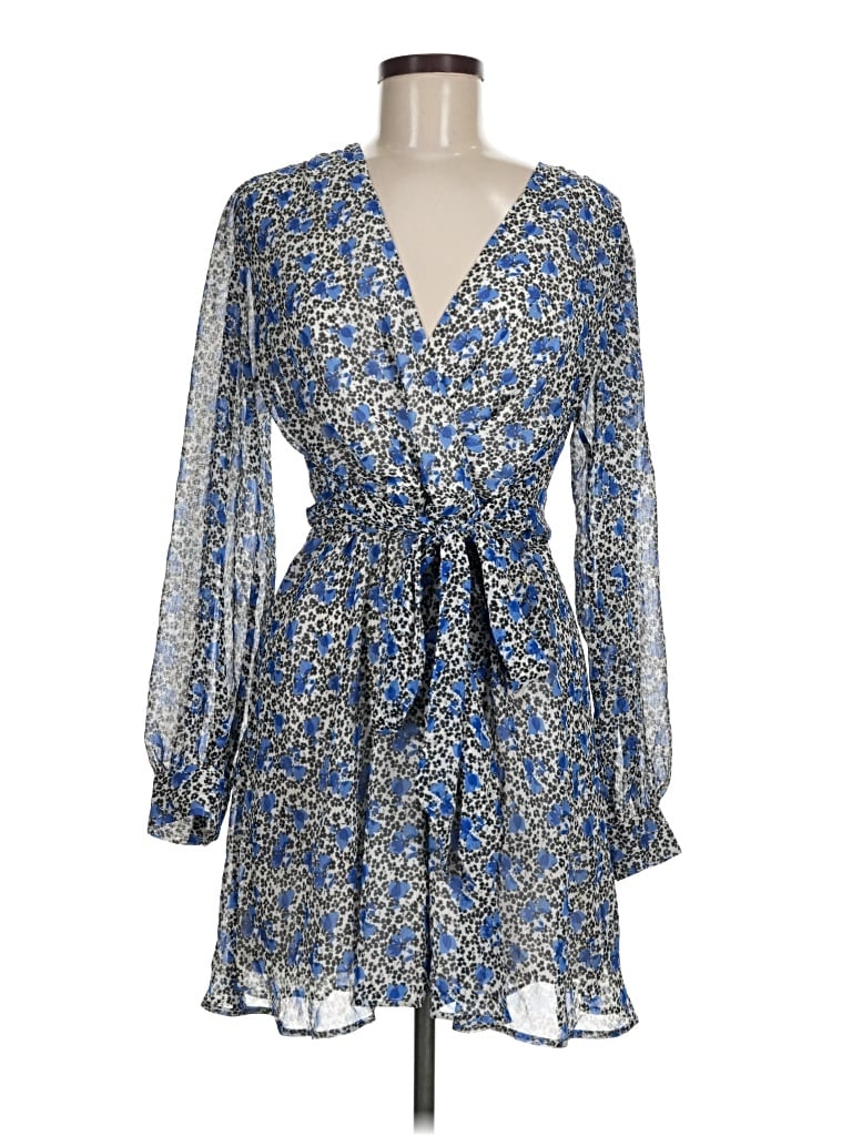 Pre-owned Express Casual Dress In Blue