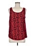 Faded Glory 100% Polyester Red Sleeveless Top Size 8 - 10 - photo 1