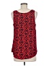 Faded Glory 100% Polyester Red Sleeveless Top Size 8 - 10 - photo 2