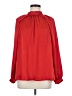 Scoop 100% Polyester Red Long Sleeve Blouse Size M - photo 1