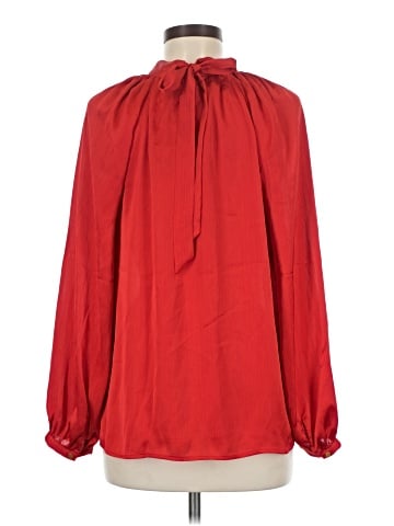 Scoop Long Sleeve Blouse (view 2)