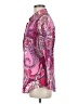 Shein Paisley Pink Long Sleeve Blouse Size 6 - photo 5