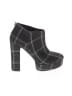 Jessica Simpson Plaid Black Ankle Boots Size 7 - photo 1
