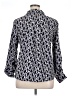 Adrienne Vittadini Print Blue Long Sleeve Blouse Size XL - photo 2