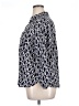 Adrienne Vittadini Print Blue Long Sleeve Blouse Size XL - photo 5