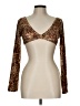 Shein Brown Long Sleeve T-Shirt Size L - photo 1
