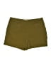 Elevenses Solid Green Khaki Shorts Size 2 - photo 1