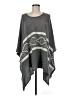 Beryll 100% Cashmere Gray Poncho One size - photo 1