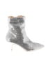 Mackin J Metallic Silver Ankle Boots Size 6 - photo 1