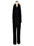 BCBGMAXAZRIA 100% Recycled Polyester Solid Black Jumpsuit Size 4 - photo 1