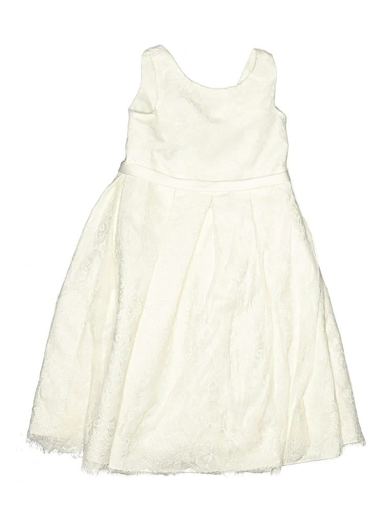 Pre-owned Assorted Brands Kids' Dress In Ivory