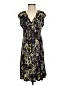 Kasper Print Black Cocktail Dress Size 4 - photo 1