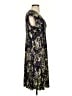 Kasper Print Black Cocktail Dress Size 4 - photo 4