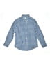 Crewcuts 100% Cotton Checkered-gingham Blue Long Sleeve Button-Down Shirt Size 8 - photo 1