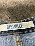 Melville 100% Cotton Blue Jeans Size 27 waist - photo 7