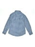 Crewcuts 100% Cotton Checkered-gingham Blue Long Sleeve Button-Down Shirt Size 8 - photo 2
