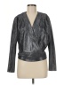 Ramy Brook Metallic Silver Long Sleeve Blouse Size M - photo 1