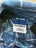 Old Navy Plaid Teal Short Sleeve Button-Down Shirt Size 18-24 mo - photo 3