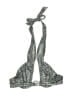 Unbranded Tweed Silver Swimsuit Top Size XXS (estimated) - photo 1