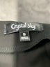 Crystal Sky Solid Black Jumpsuit Size S - photo 4