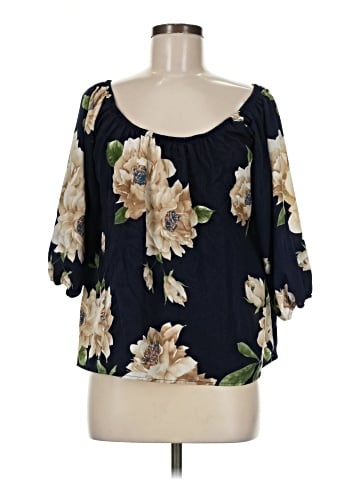 Peach Love 3/4 Sleeve Blouse (view 1)