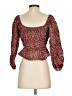 Zara Red 3/4 Sleeve Blouse Size S - photo 2