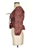 Zara Red 3/4 Sleeve Blouse Size S - photo 5